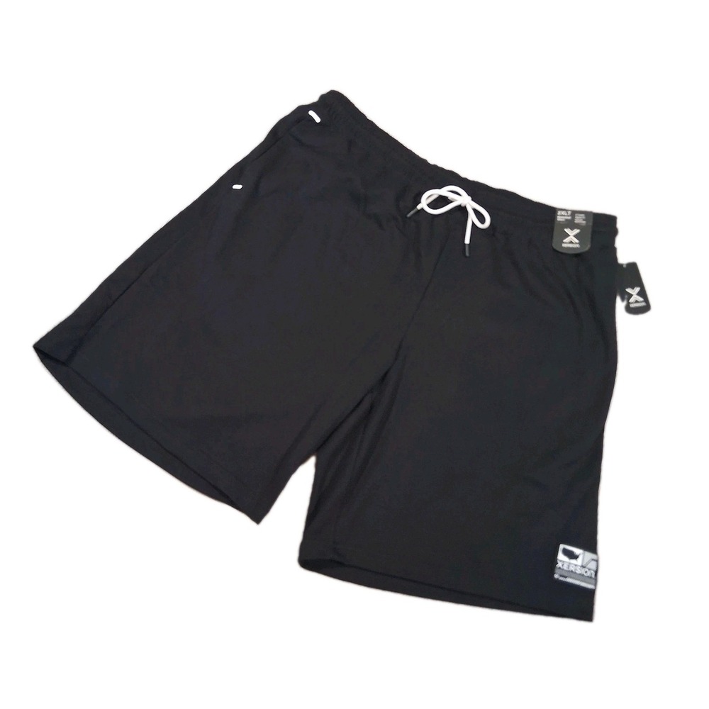Xersion Men's 2XLT Basketball Shorts Black Athletic Regular Fit NWT